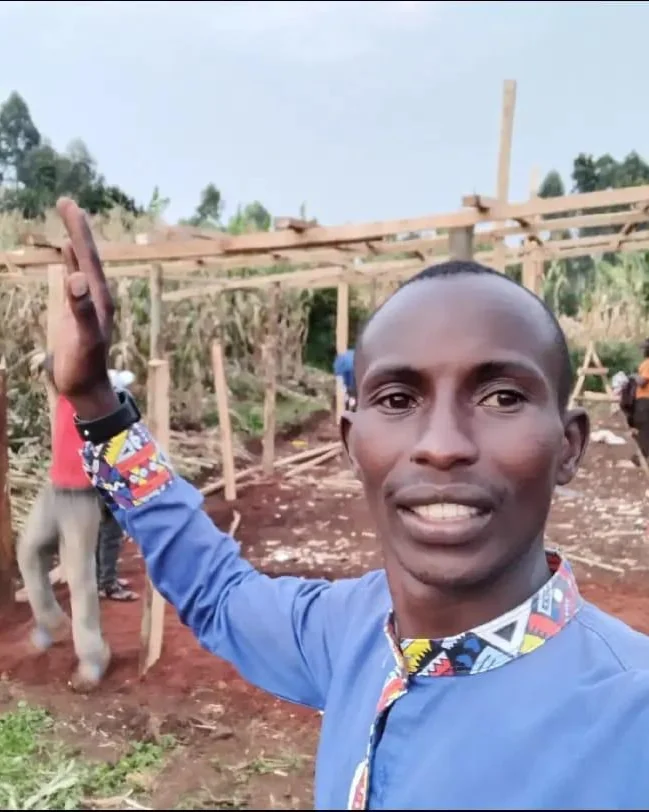 Pastor Dennis, on the ground in Kenya